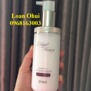 Sữa dưỡng thể Ohui Delight Therapy Body Lotion bổ sung ẩm cho da khỏe mạnh