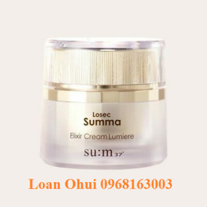 Kem tái tạo dưỡng trắng da Sum37 LoseSumma Elixir Cream Lumiere