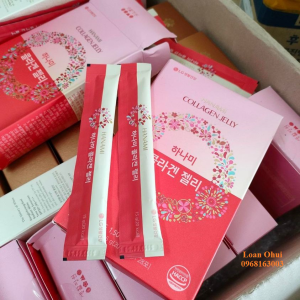 Thạch Bổ Sung Collagen Hanami Collagen Jelly (15g X 28 Gói) (Hộp)